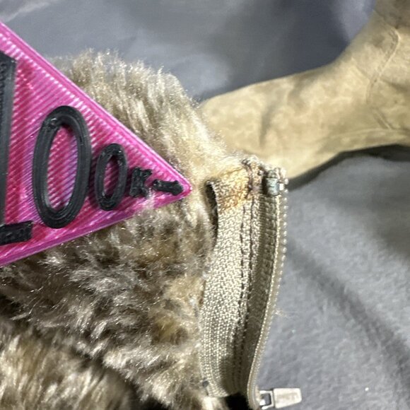 L.L. Bean Womens Winter Boots Brown Side Zipper Faux Fur Lined Boots Size 9.5 - Picture 16 of 16